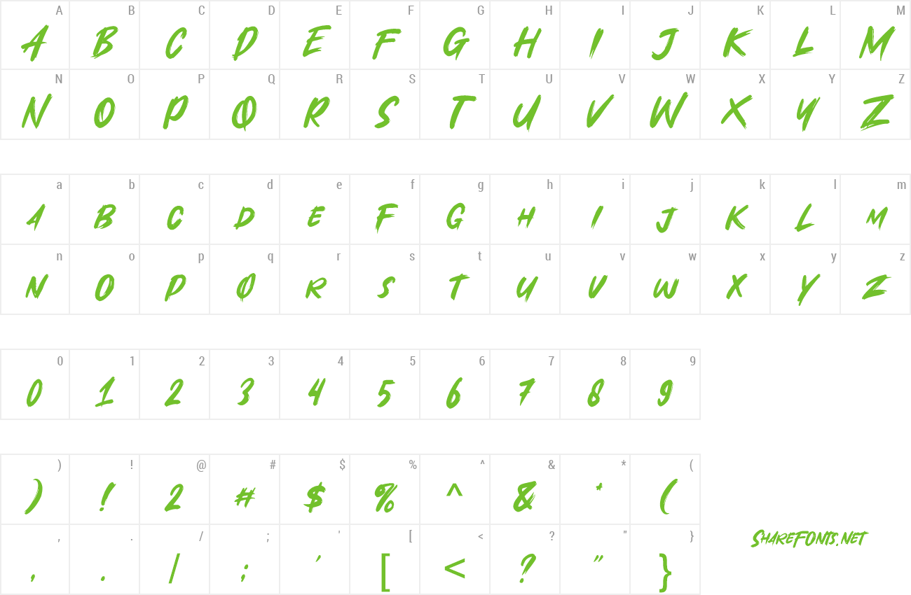 Font Xtradex preview