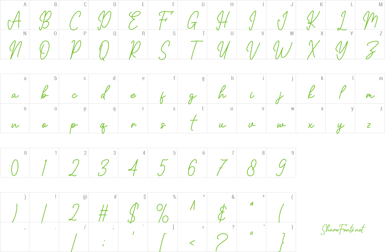 Font Helena Jenica preview