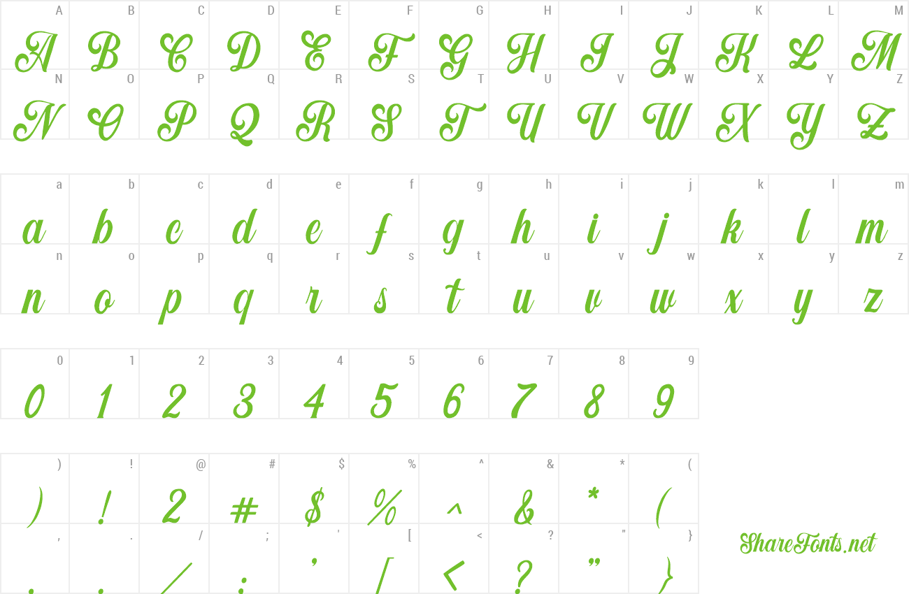 Font Broughton preview