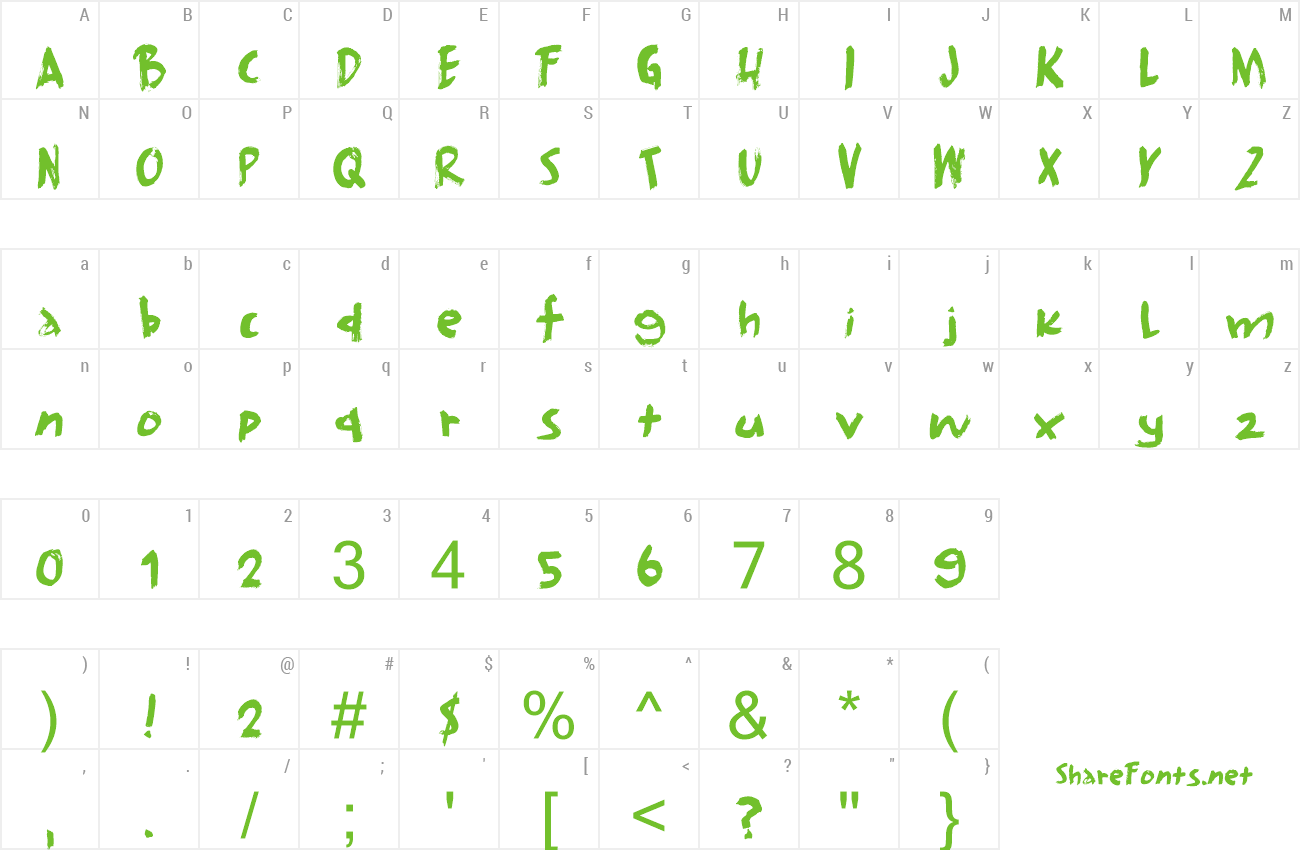 Font Chaos Manual preview