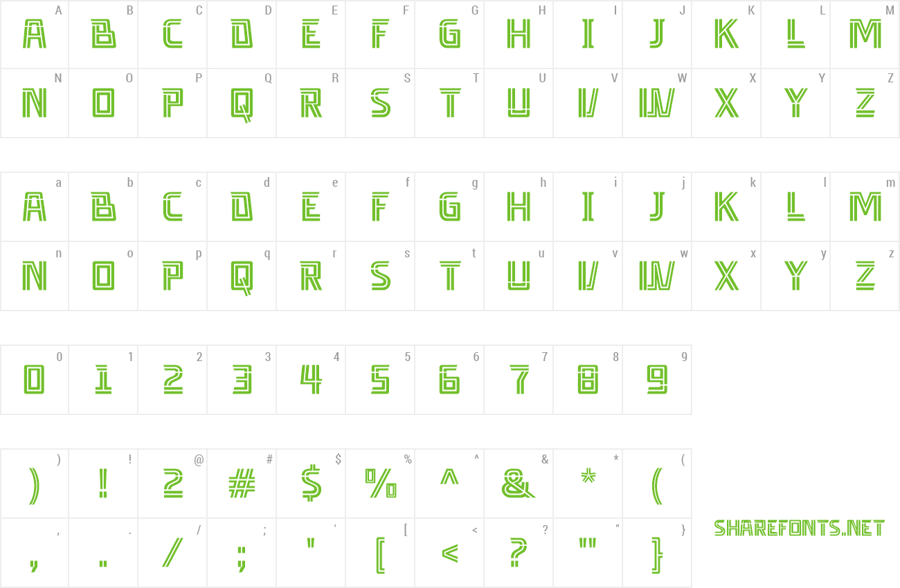 Font Declander preview