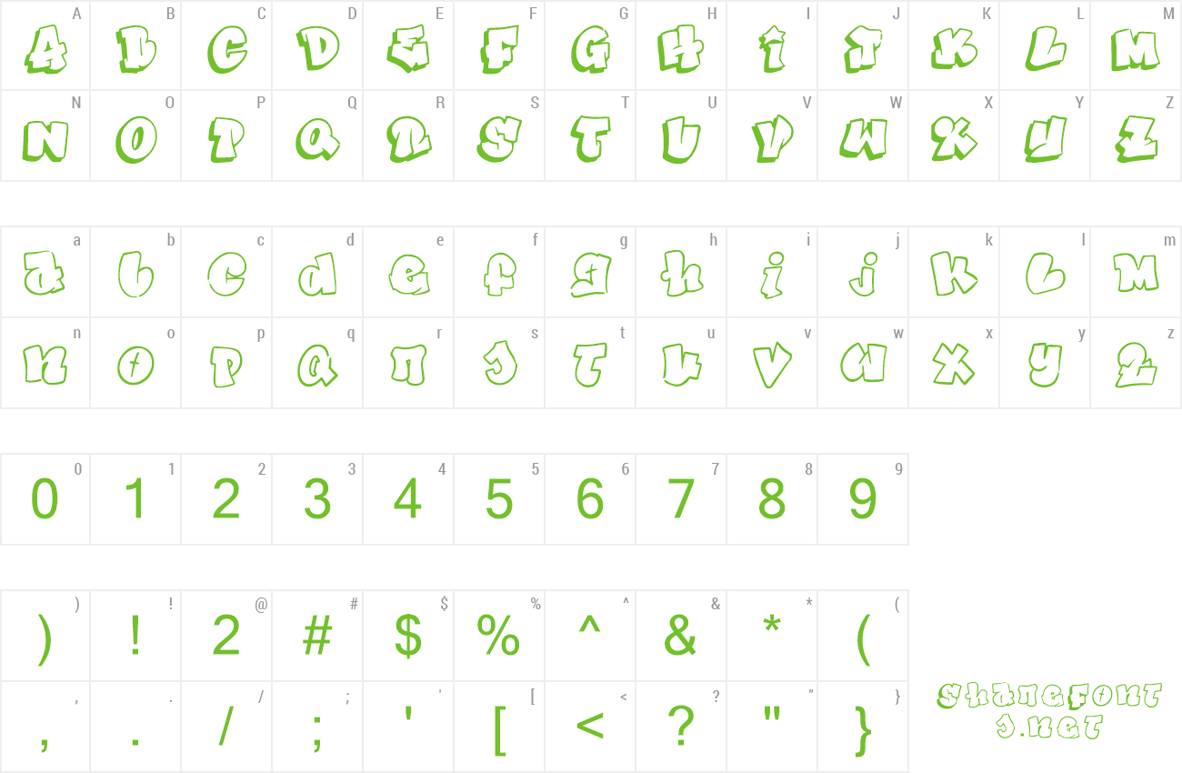 Font Graffiti Style preview