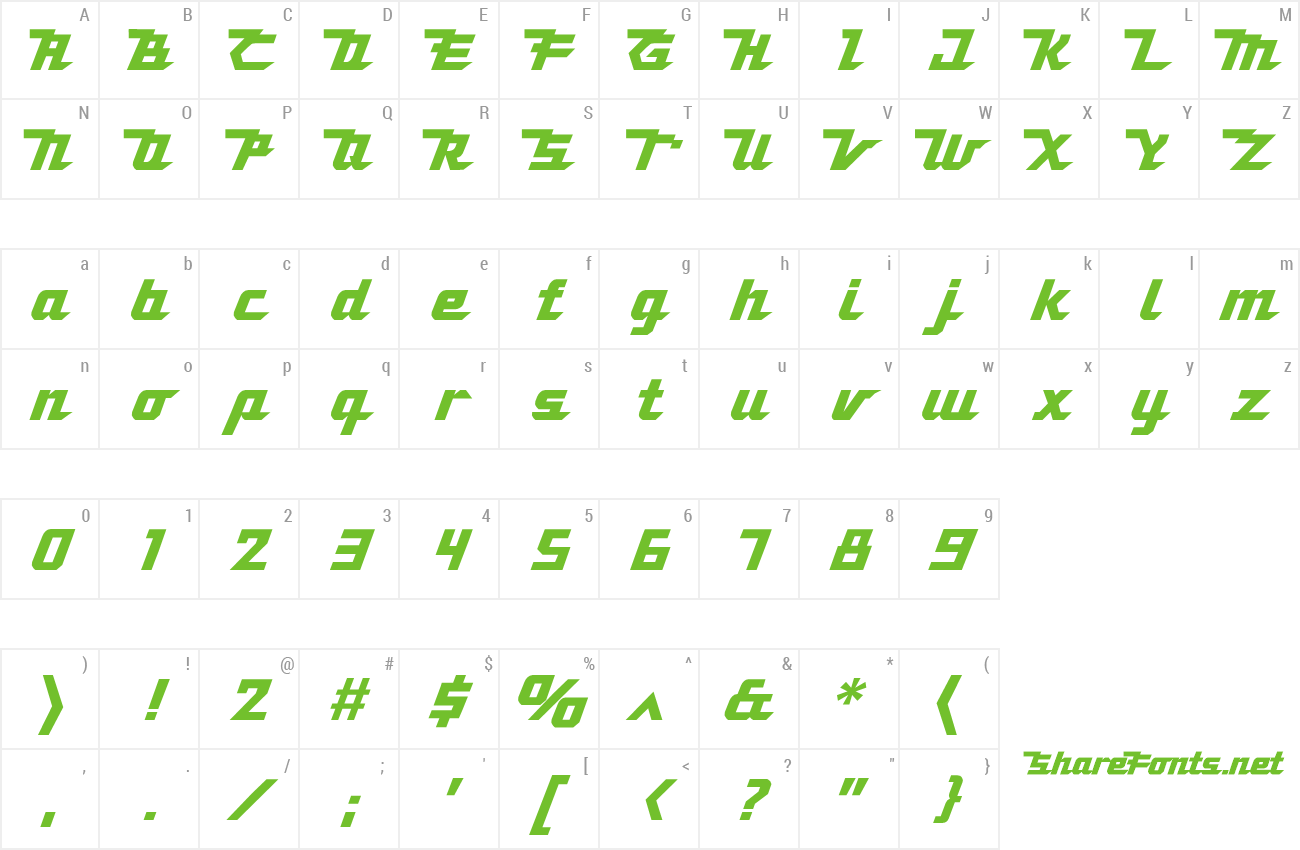 Font La Femme Makita preview