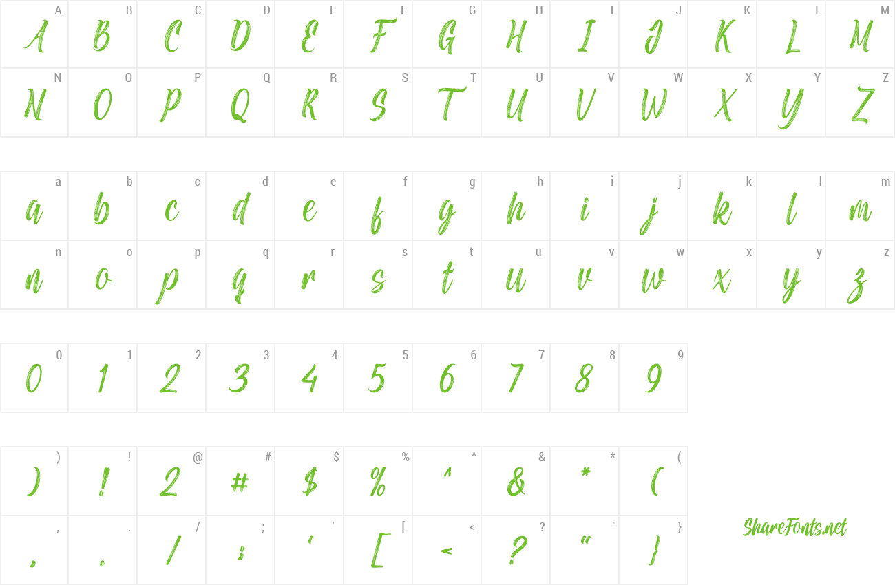 Font Paradise Silhouette preview