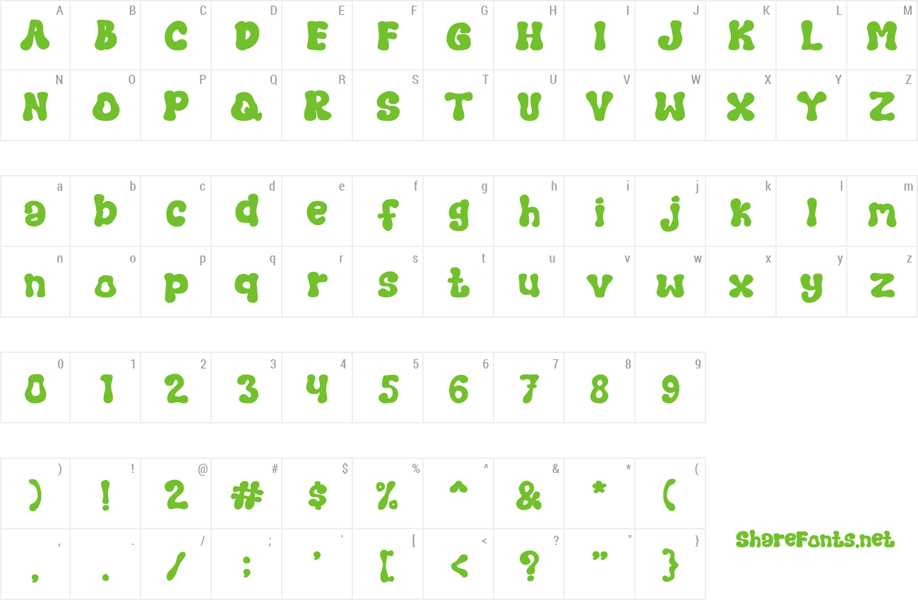 Font Retro Flower preview