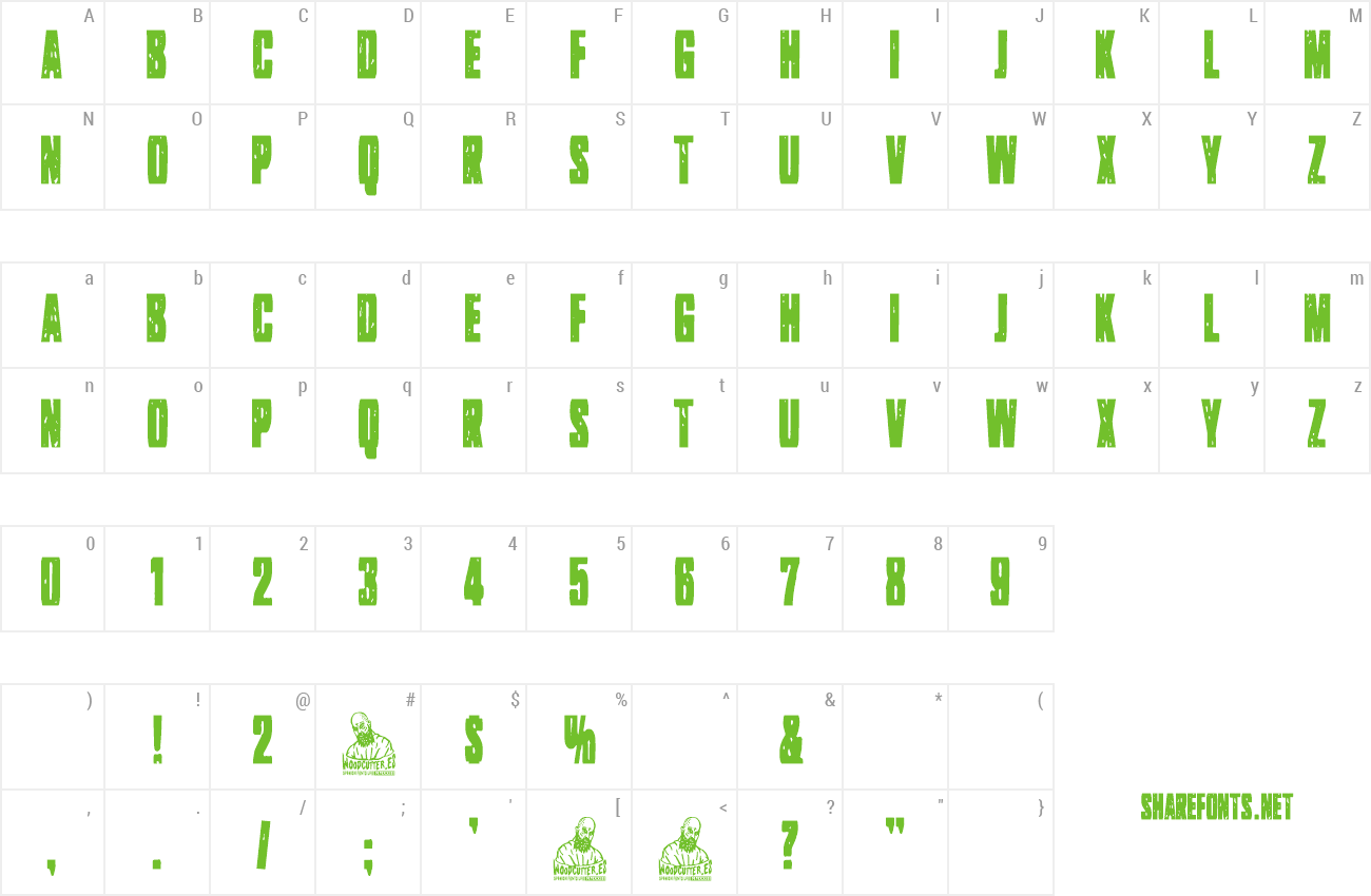 Font Zarzaparrilla preview