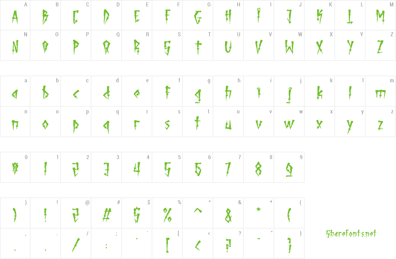 Font Brutal Brushstrokes preview