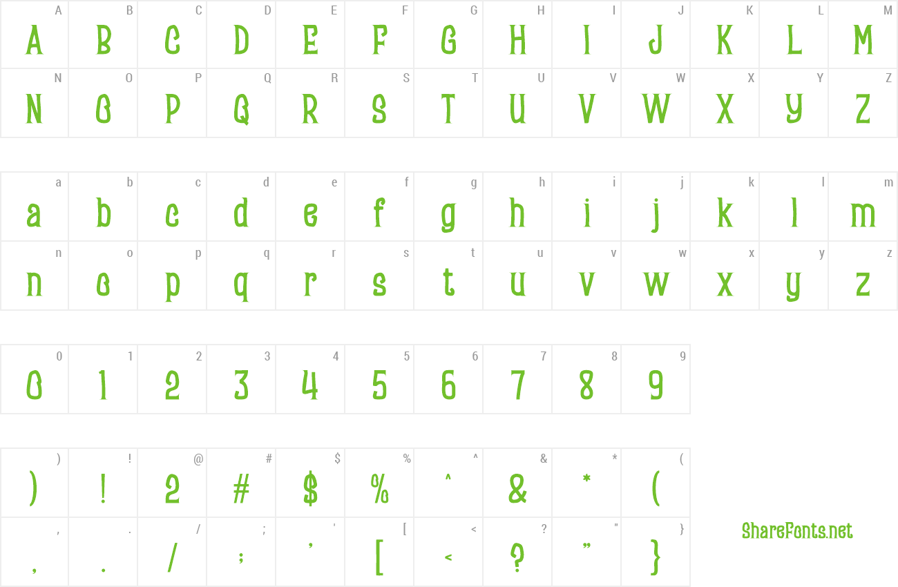 Font Crypetic preview