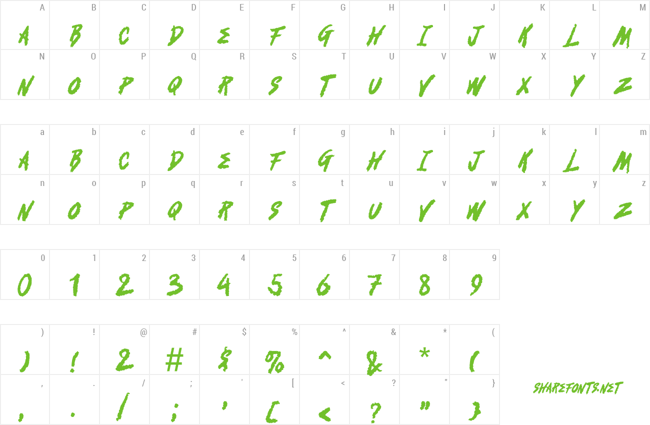 Font Fearost preview