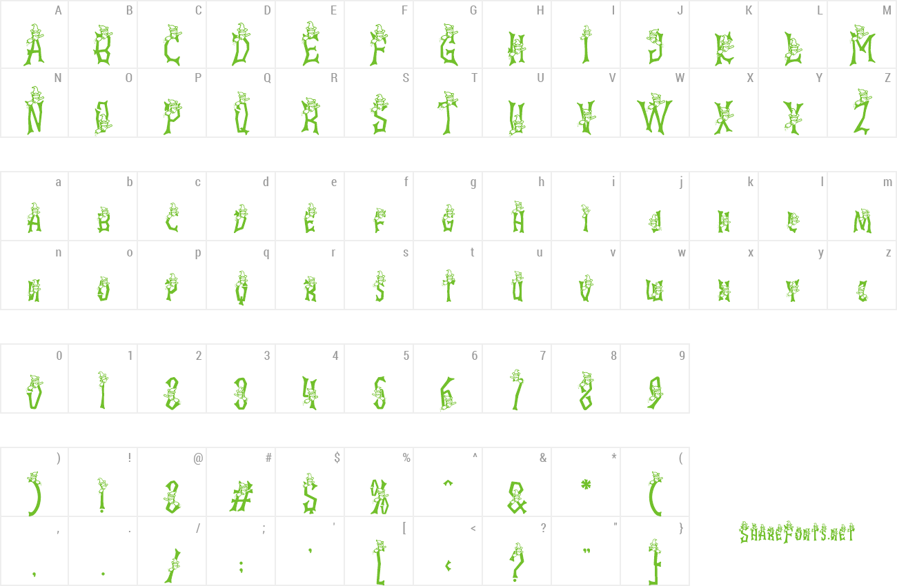 Font Ghostly Guffaws preview