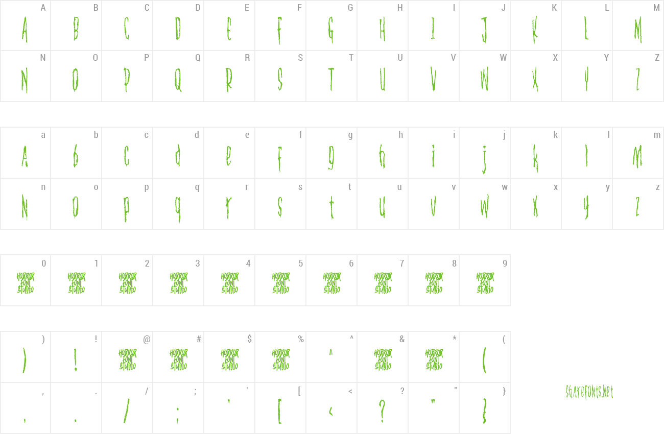 Font Konflic preview