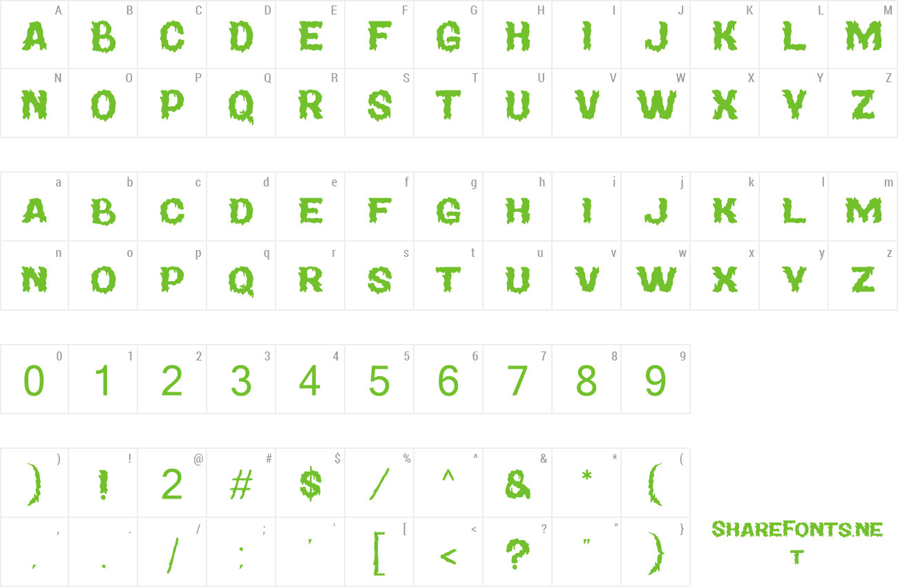 Font Magical Horror preview