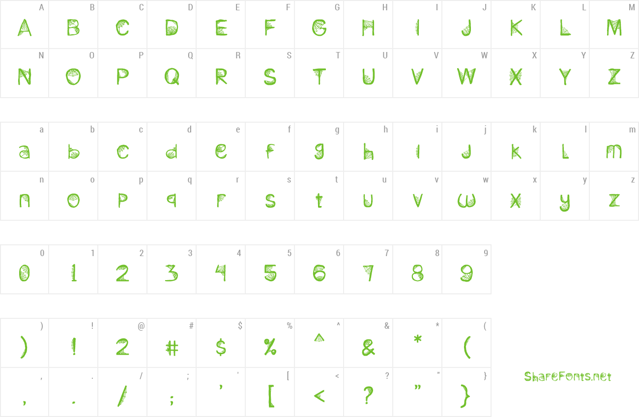 Font Midnight Spider preview