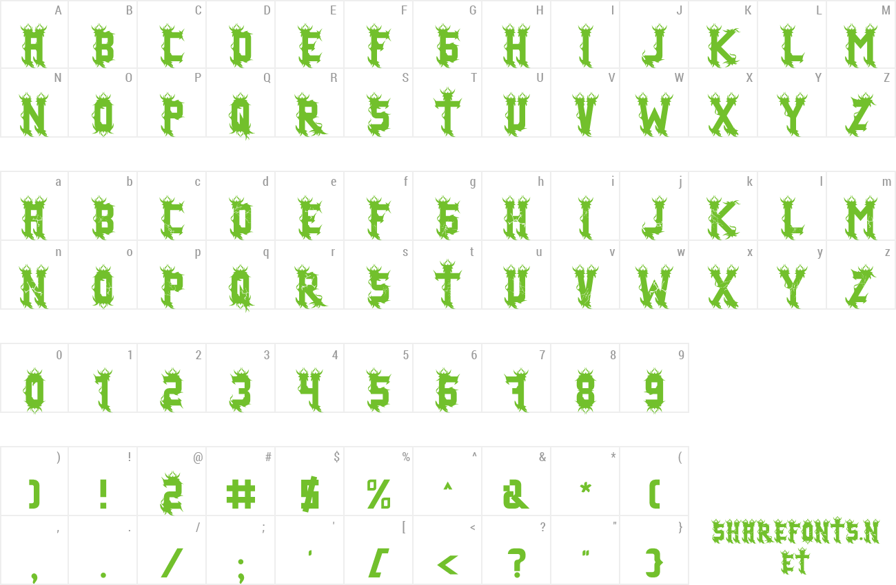 Font Misterius preview