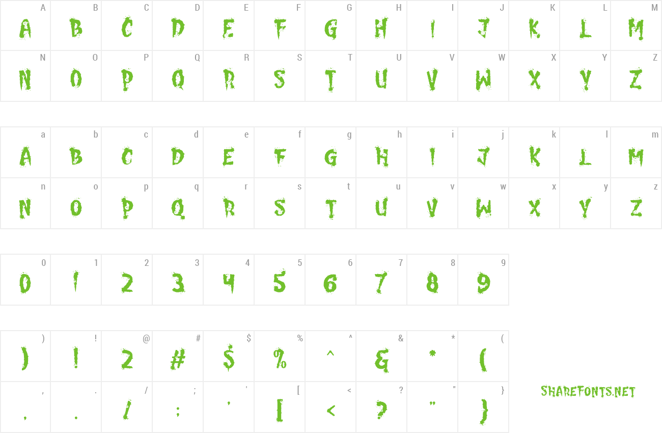 Font Pumpkin Stare preview