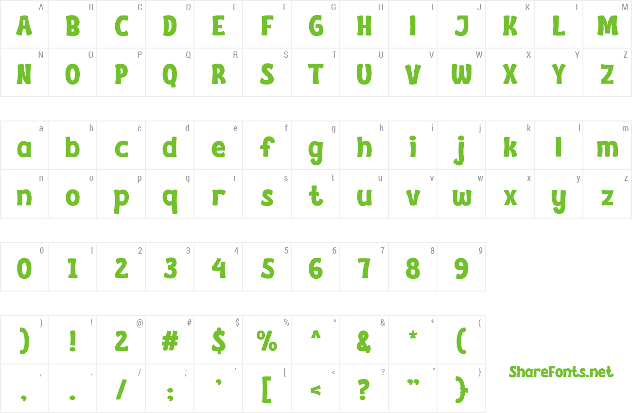 Font Piperland preview