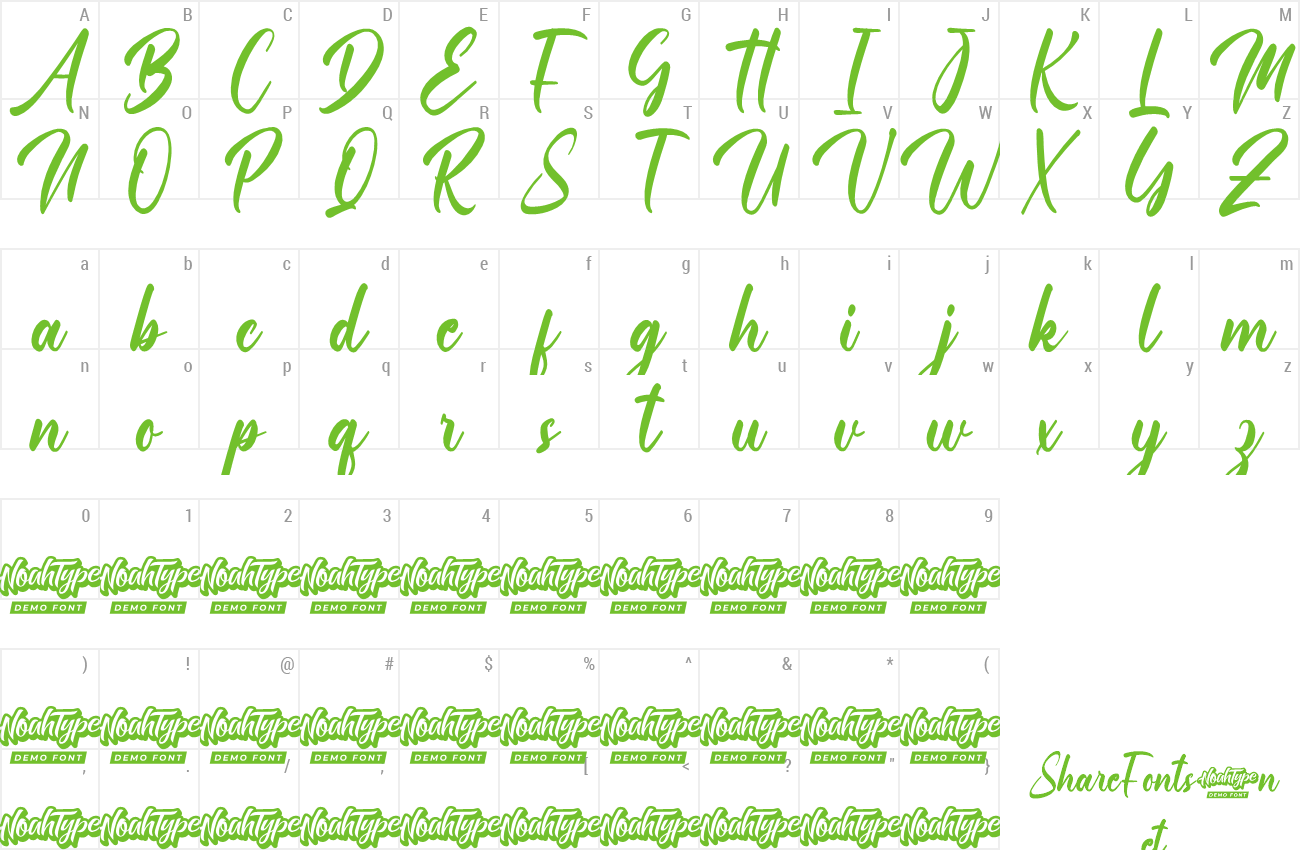 Font Alkahestic preview