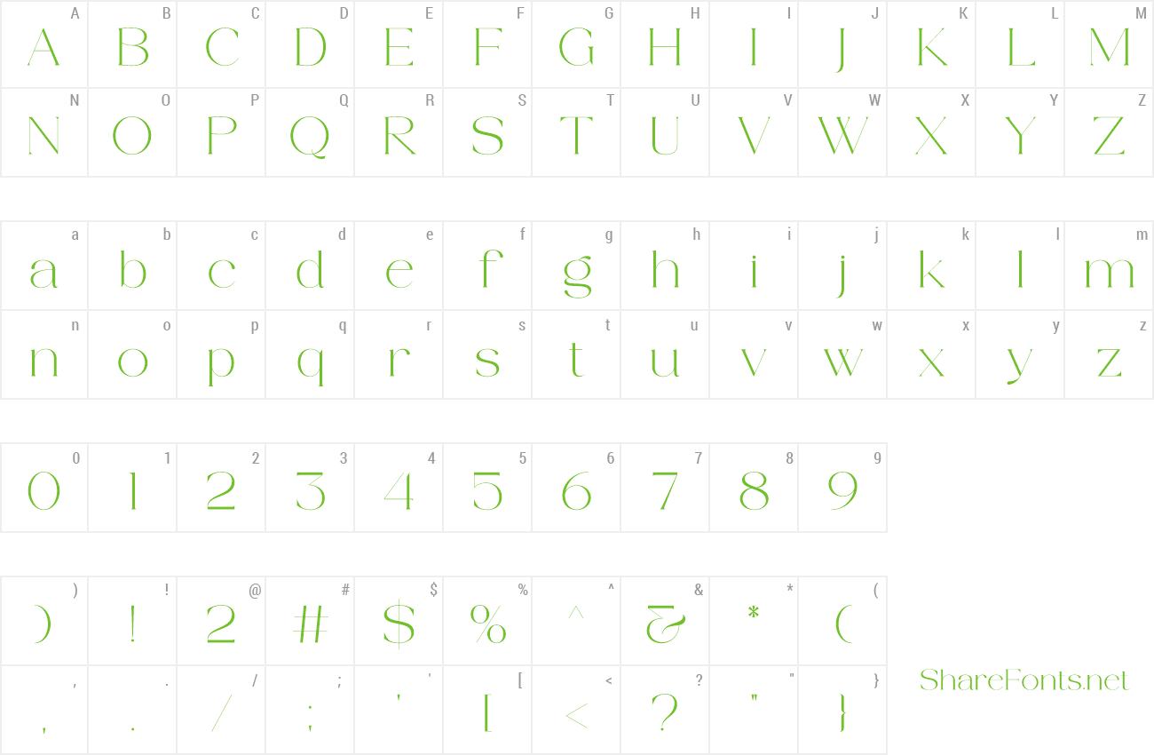 Font Bhyora preview