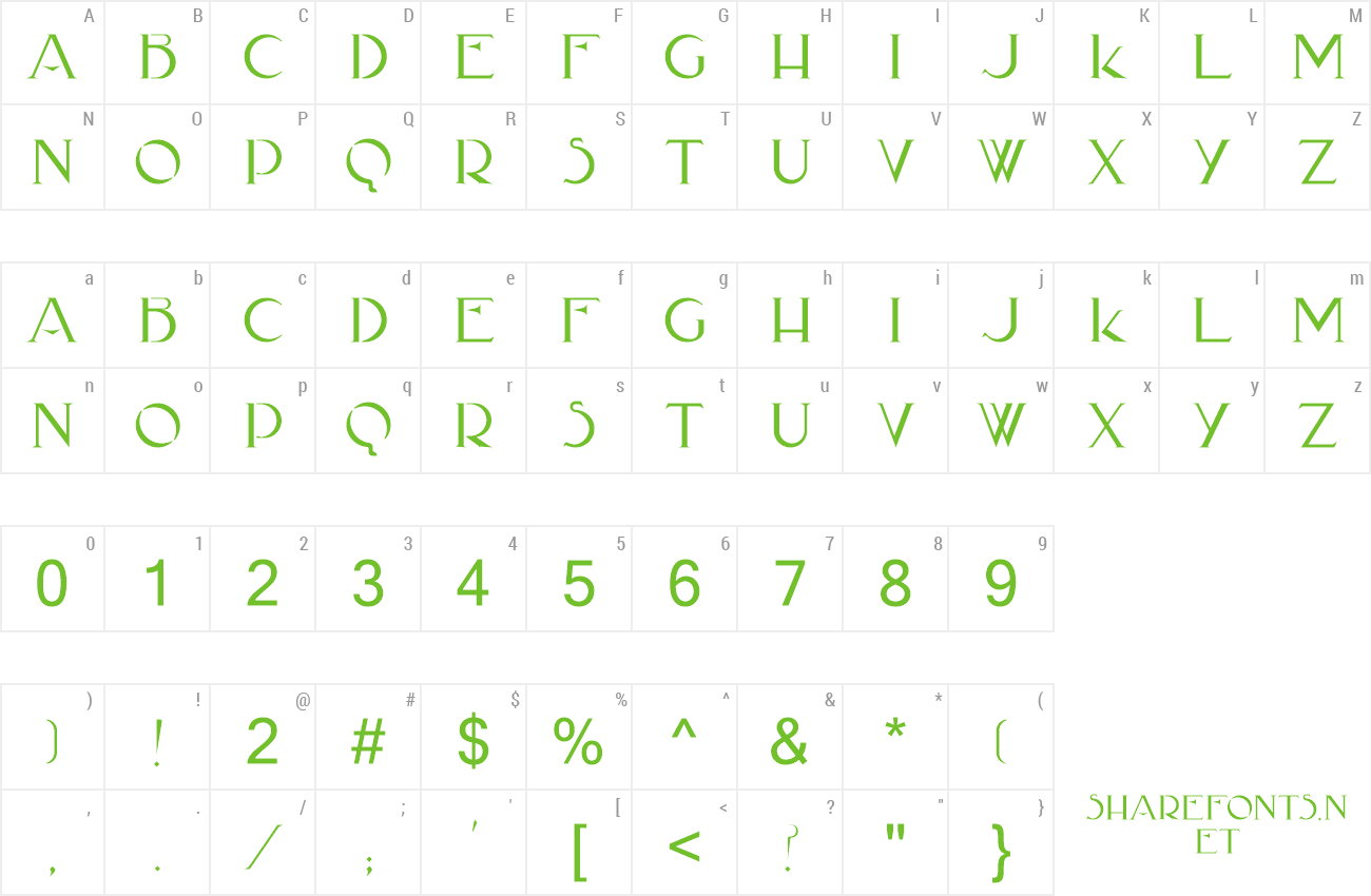 Font Calvus preview
