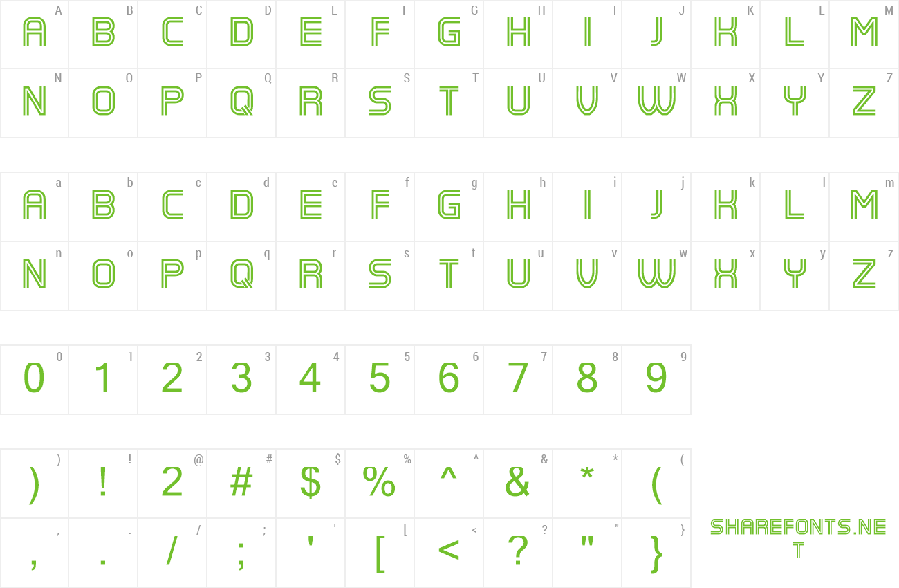 Font Catalog preview