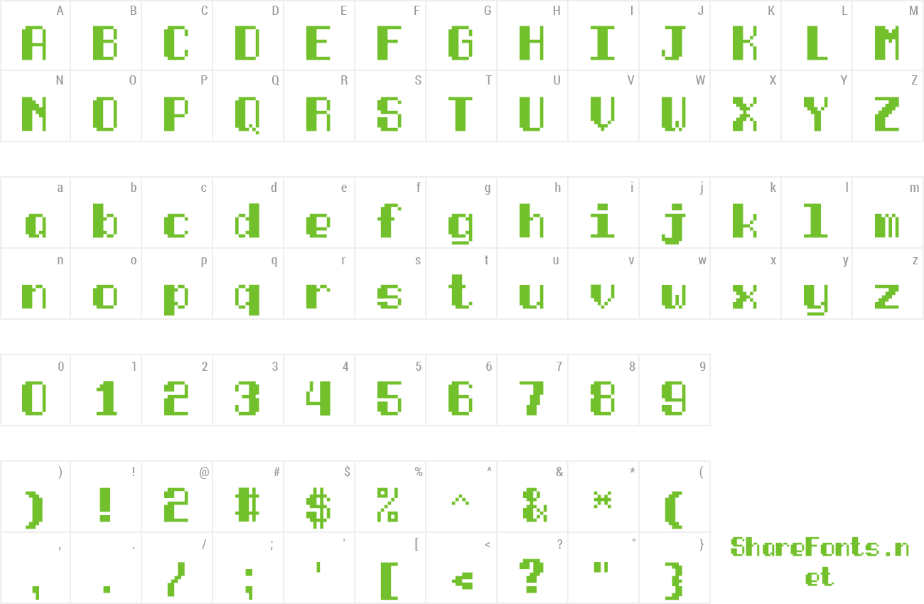 Font Dot Dot Dot preview