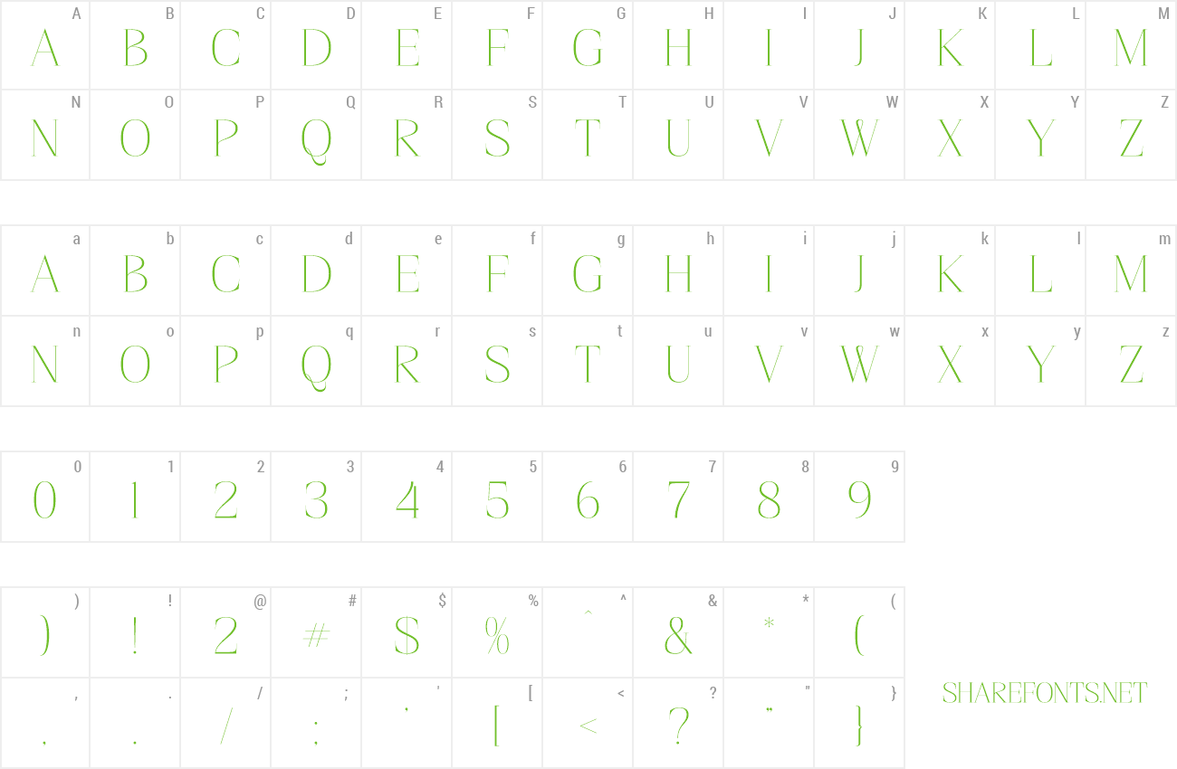 Font Magisse preview