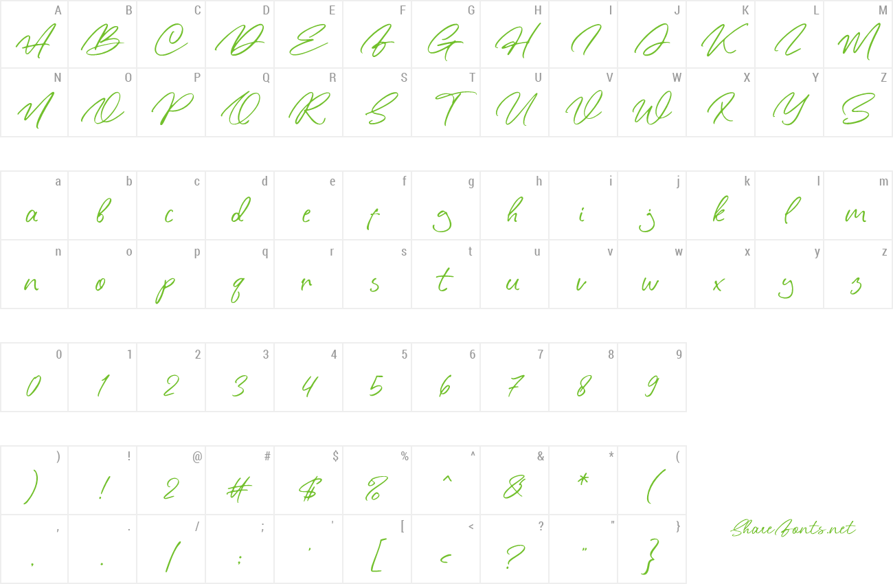 Font Mindway preview