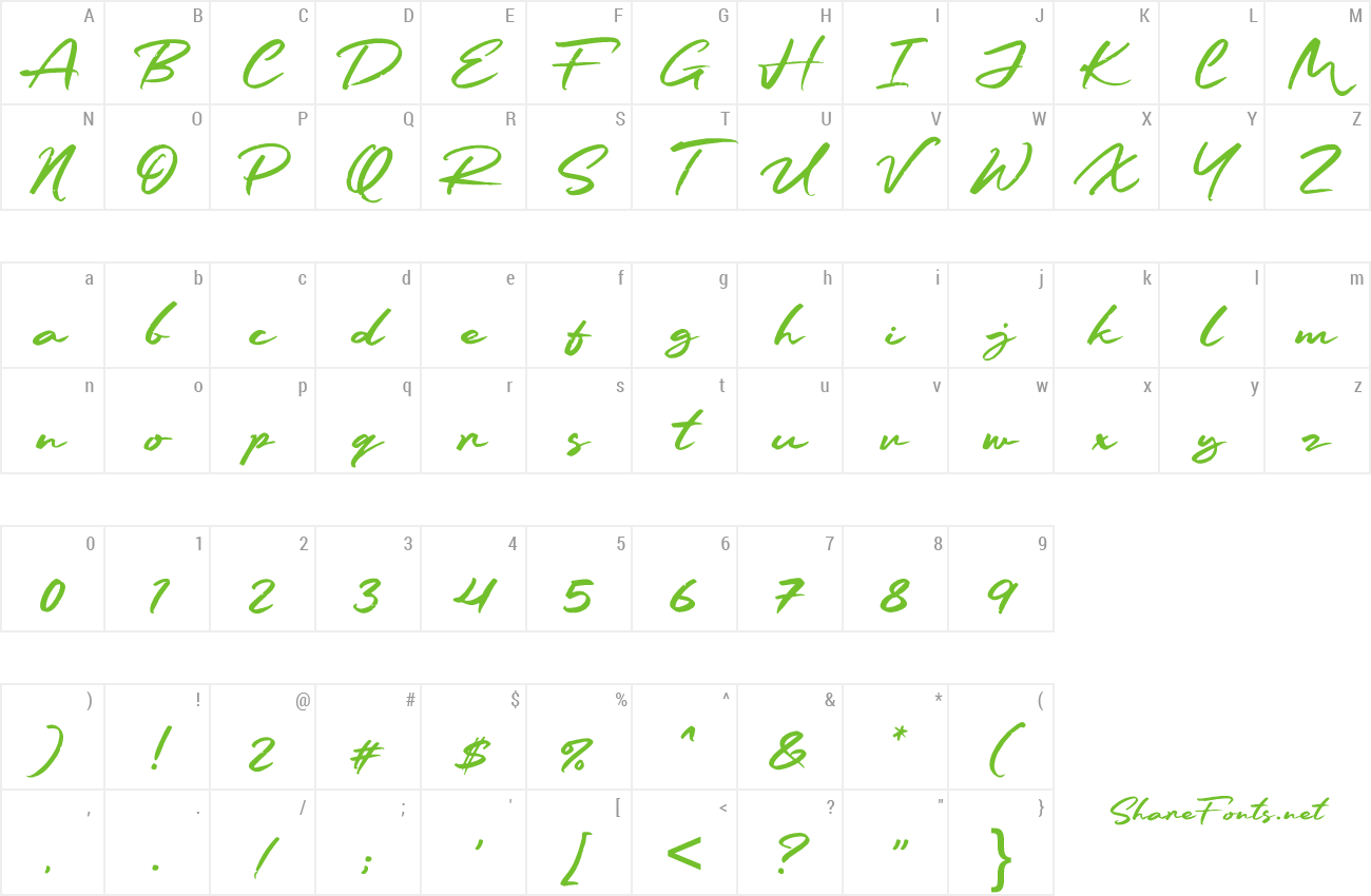 Font Miniday preview