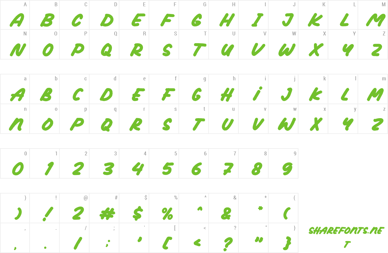 Font NCL Amore Benkova preview