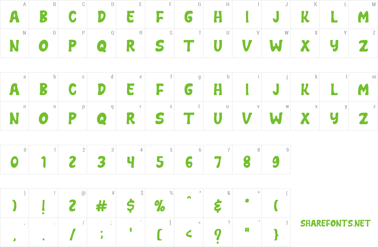 Font NCL Samoa Gardens preview