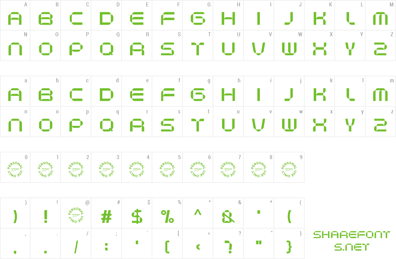 Font Necosmic preview