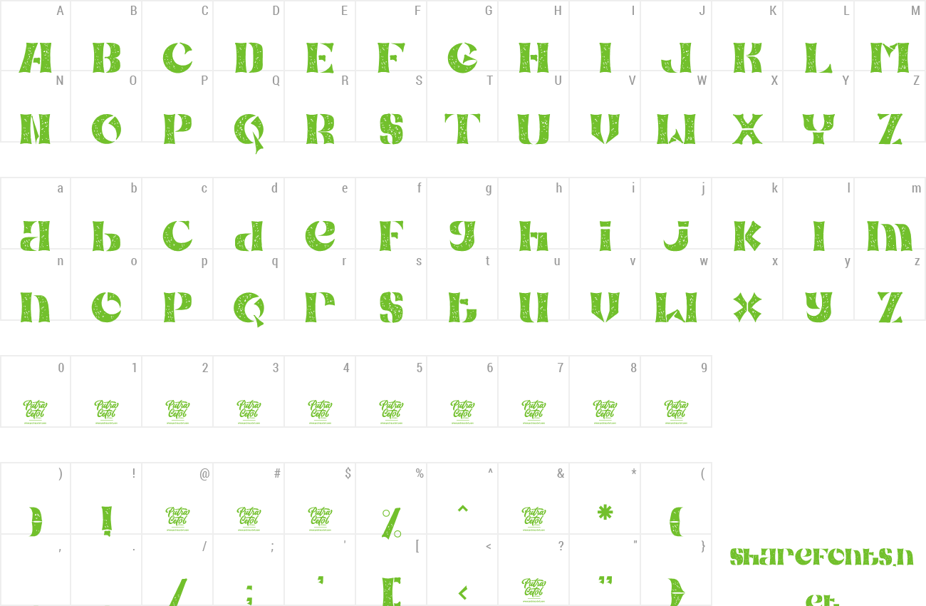 Font Raimei Hakke preview