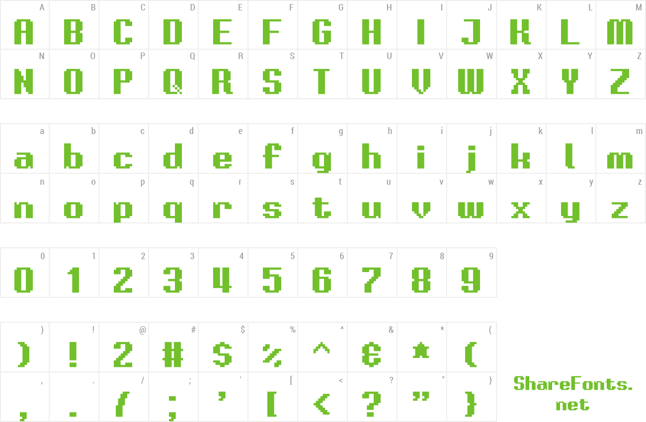 Font Return of the Boss preview