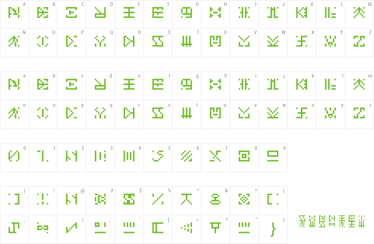 Font Somngreu preview