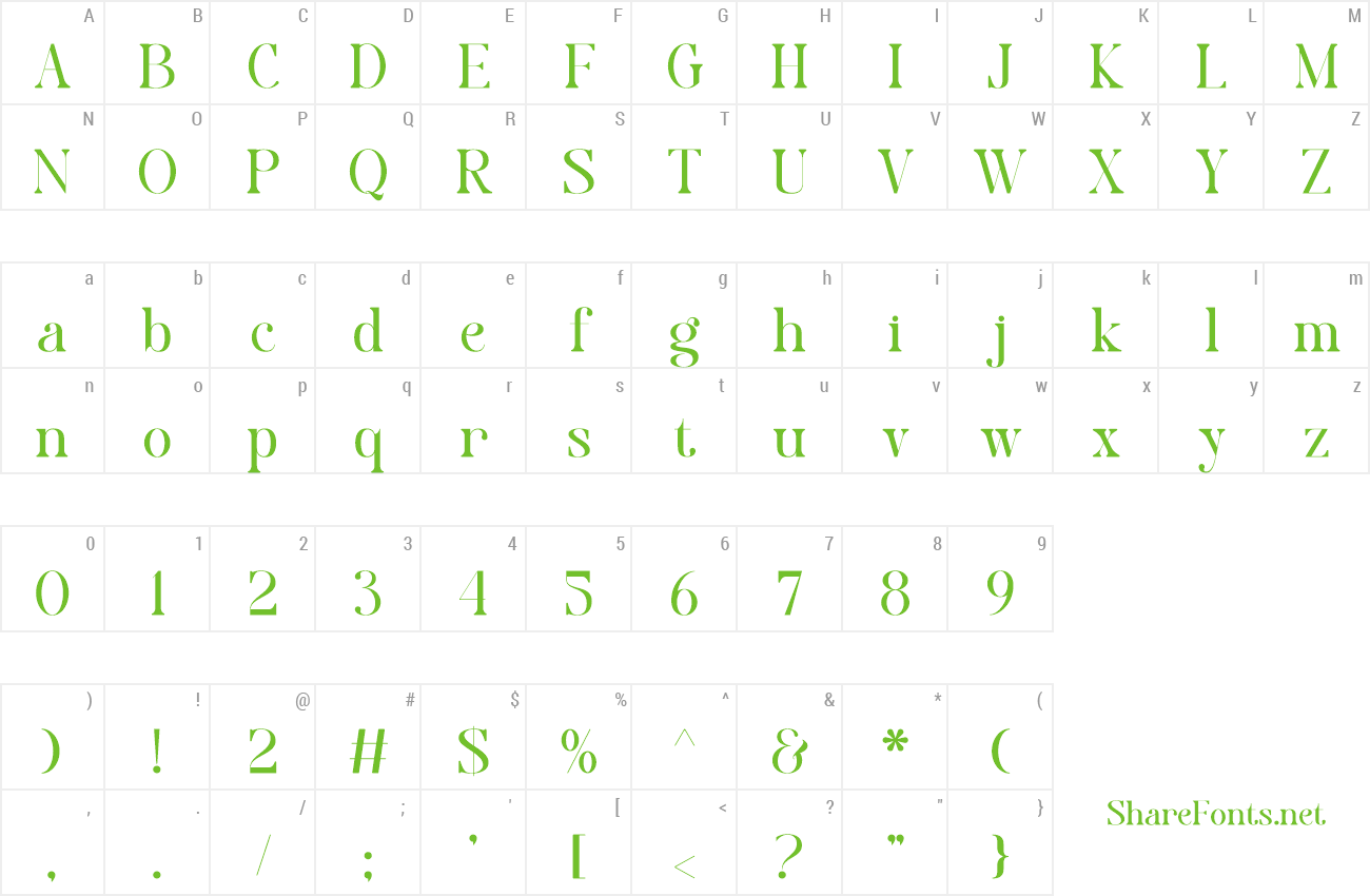 Font Ginger Brand preview