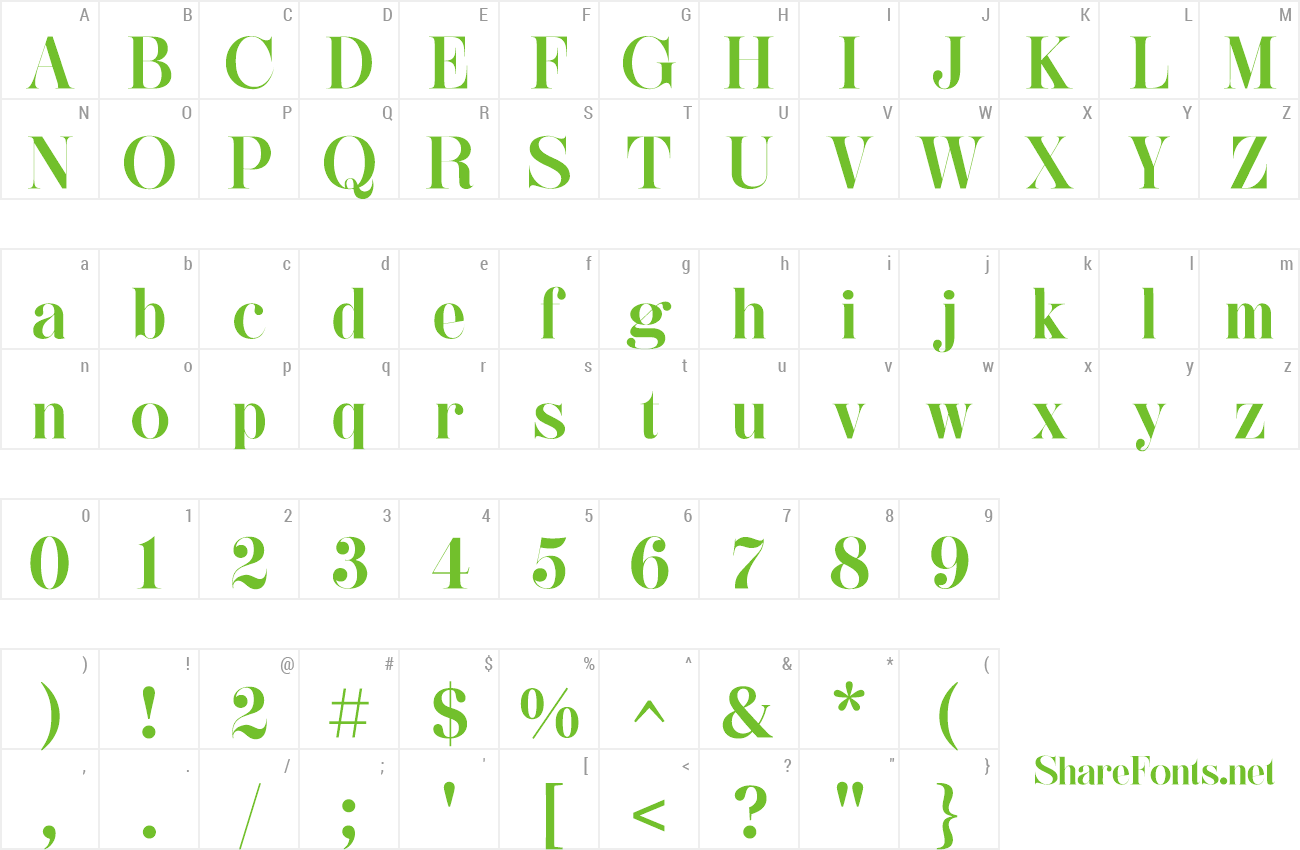 Font Bosting preview