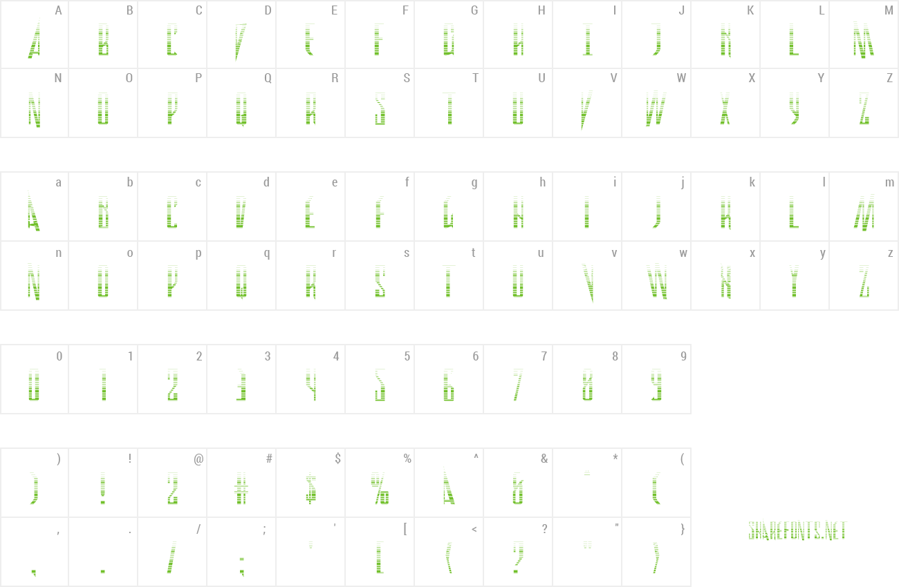 Font Archnemesis preview