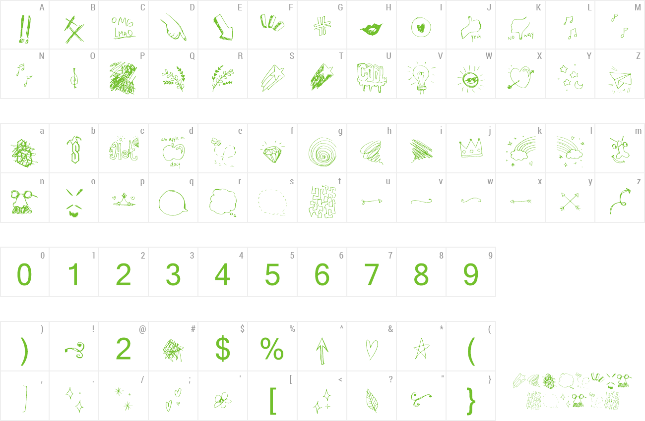 Font Dinamo Dingbats preview