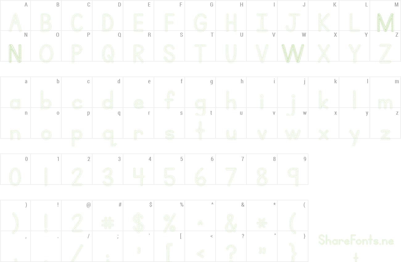 Font KG Teacher Created preview