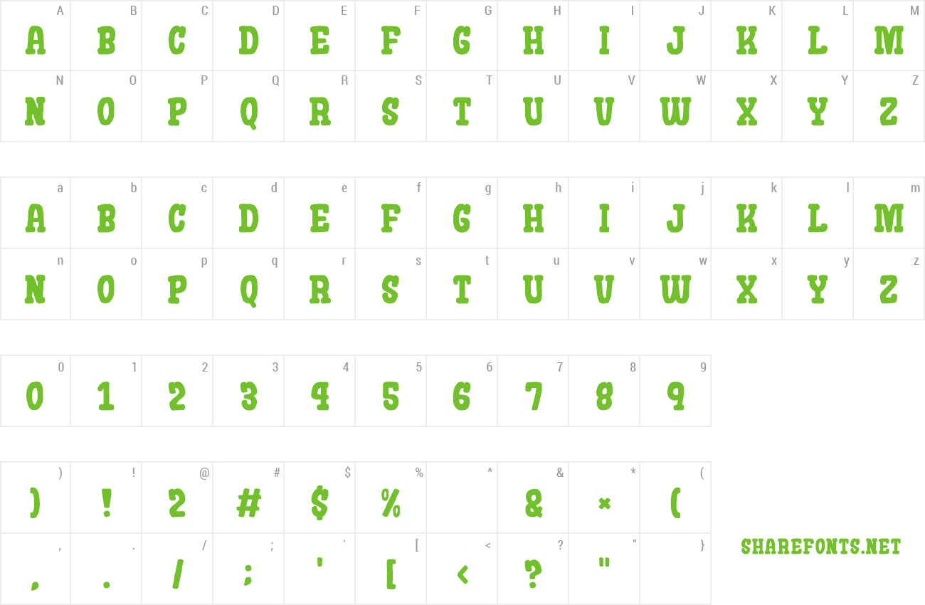 Font Kinako Mochi preview