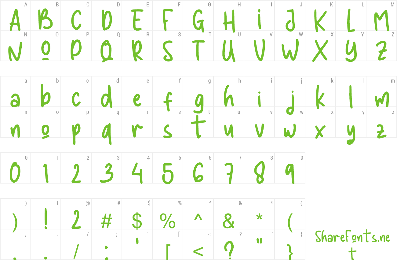 Font Namor preview
