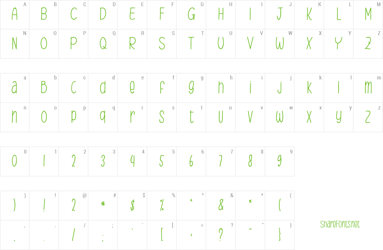 Font Stayplace preview