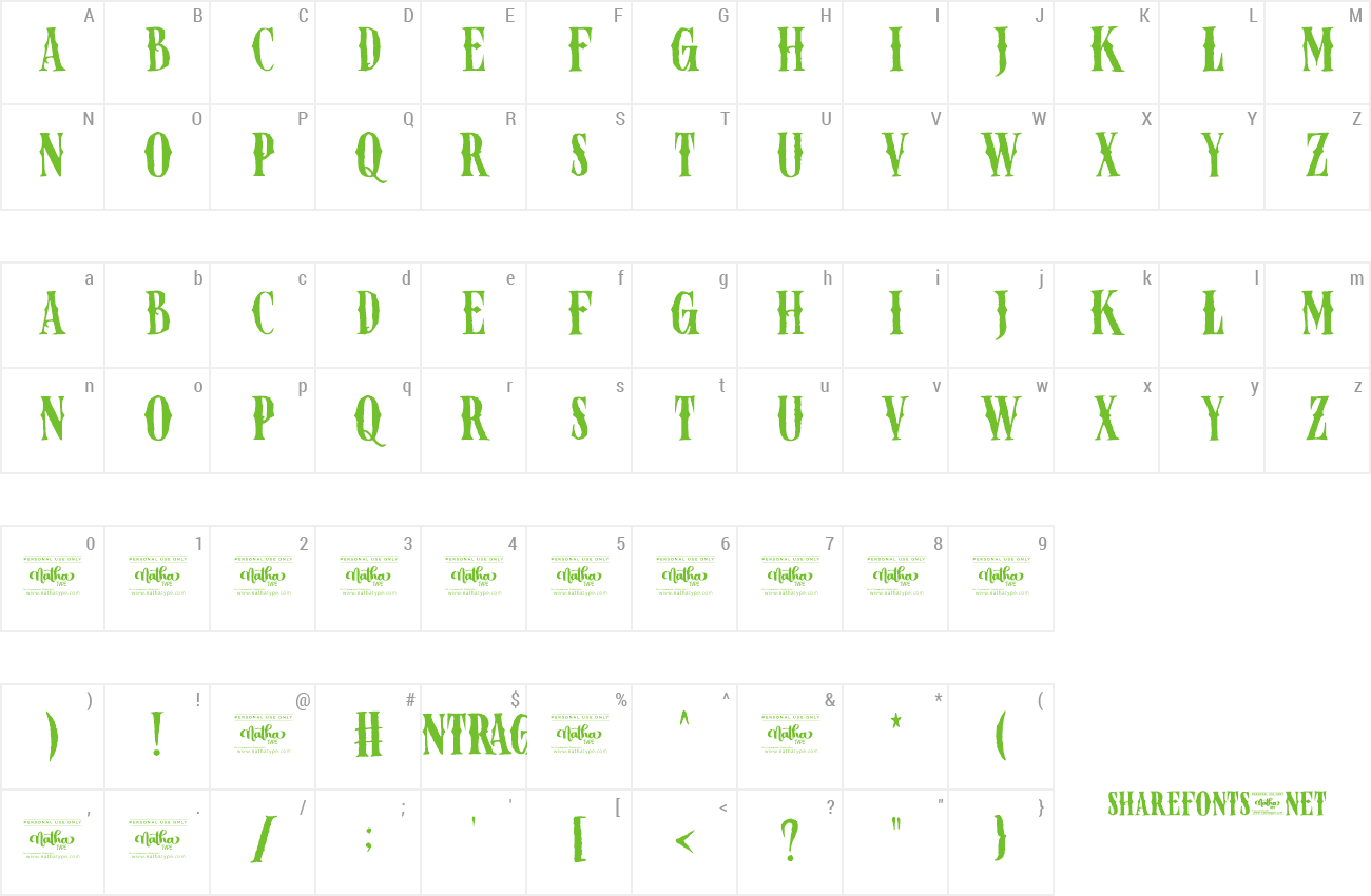 Font Vintrage preview