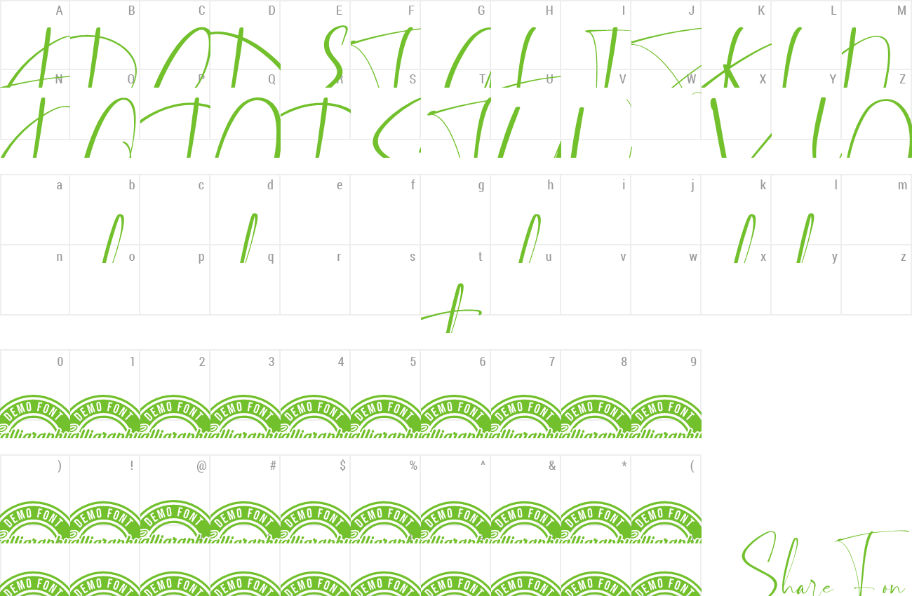 Font Boston Night preview