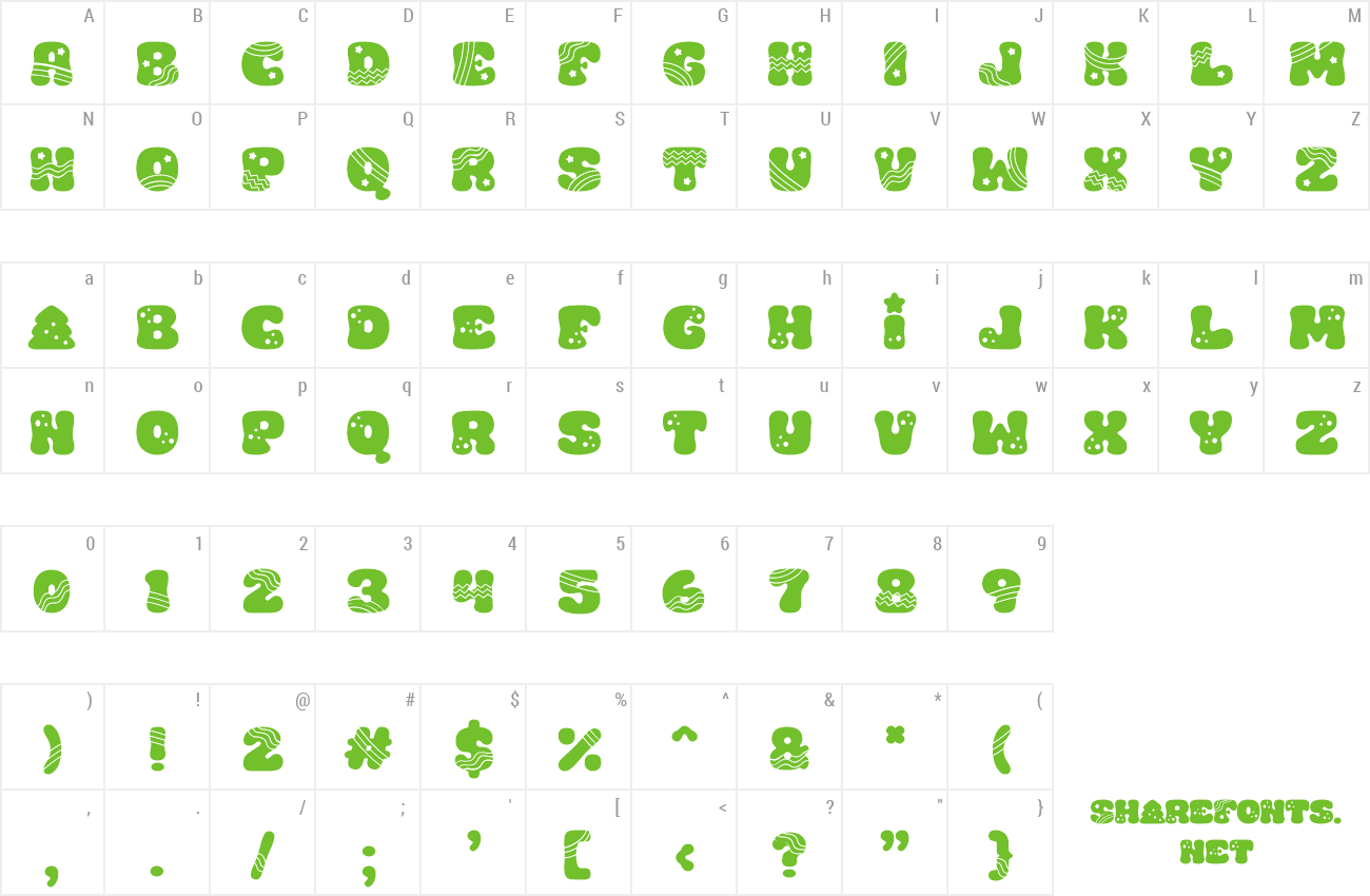 Font Christmas Grooves preview