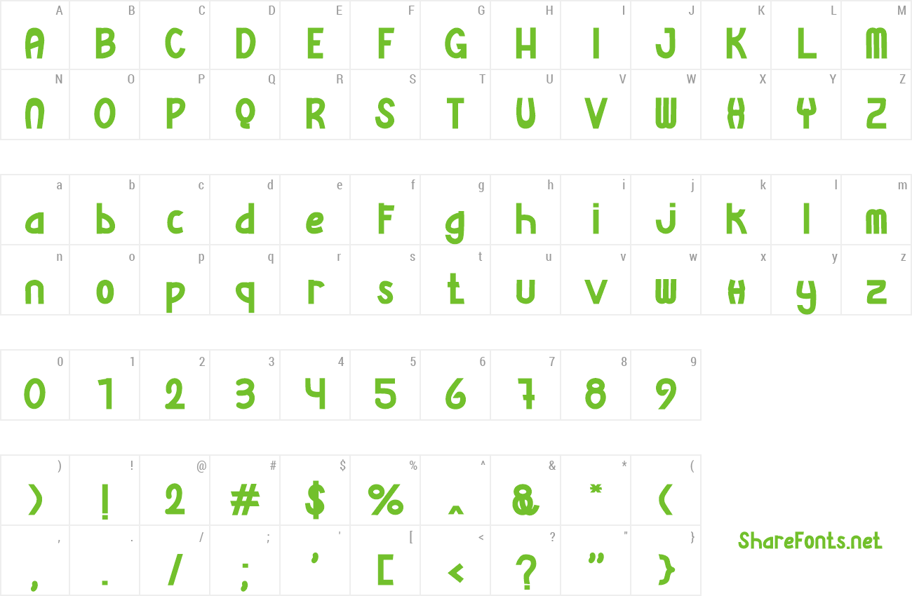 Font Coachelaz preview