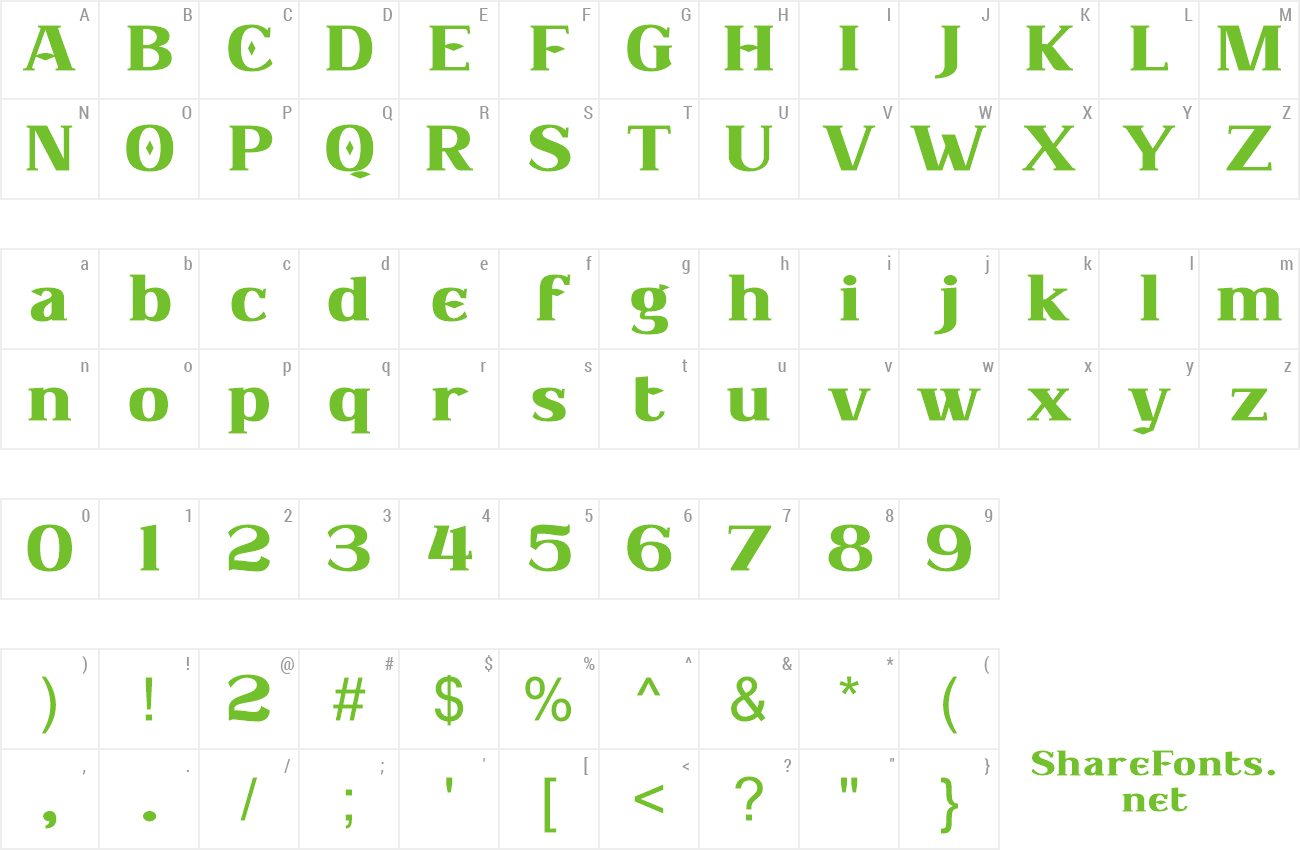 Font Djaman Doeloe preview