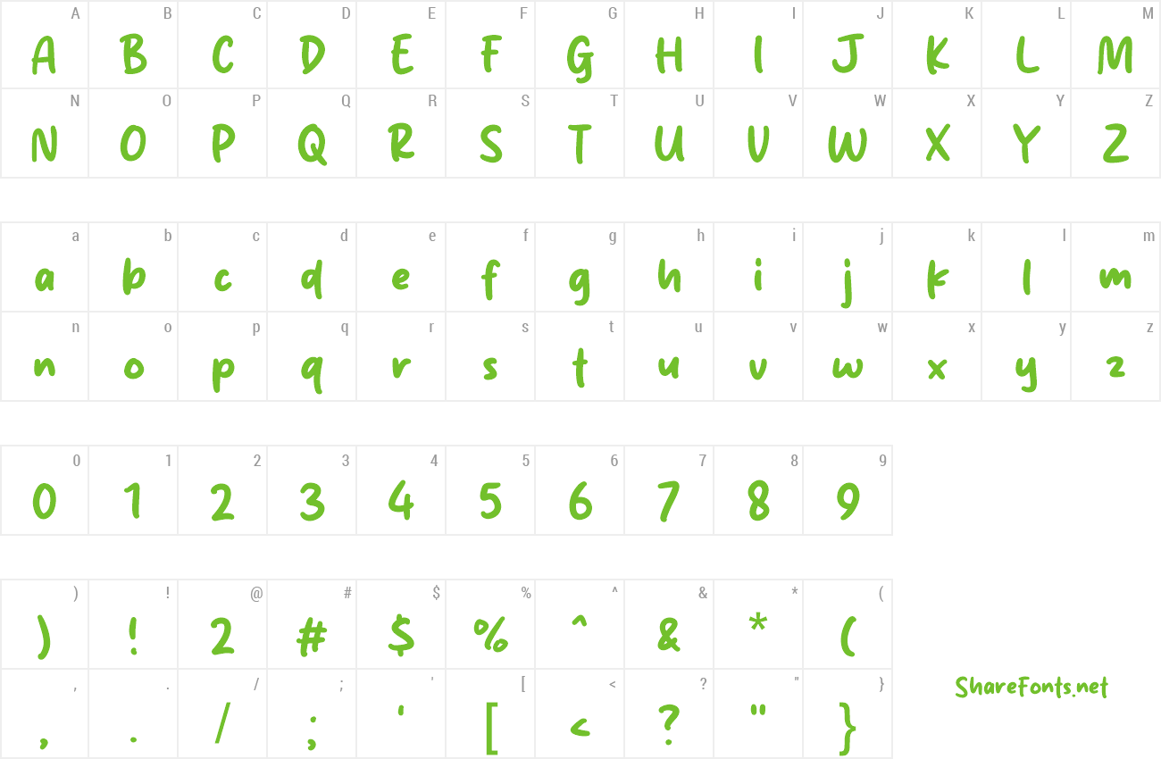 Font Maryllis preview