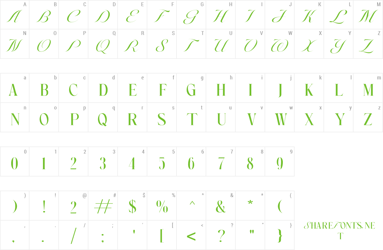 Font Newton Scient preview