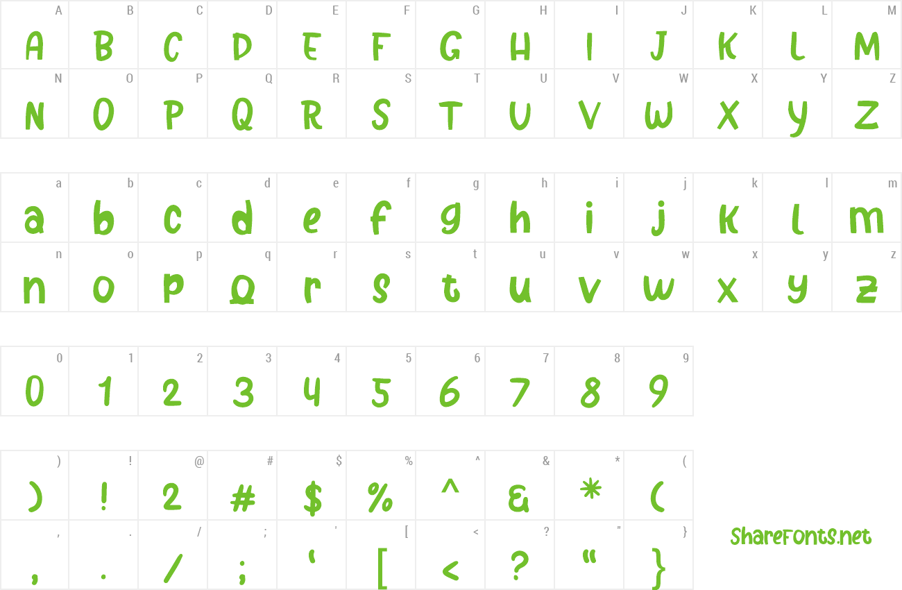 Font Sharkido preview